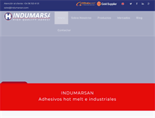 Tablet Screenshot of indumarsan.com